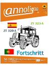 Fortschritt Landmaschinen Traktor/Schlepper Zugmaschine Typ ZT 320-A & 323-A Bild- Ersatzteilliste & (Explosionszeichnungen) - annoligno 1003